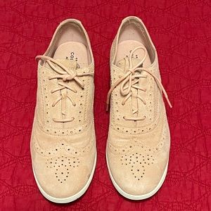 Cole Haan Zero Grand Pink Suede Oxfords 8 Women’s